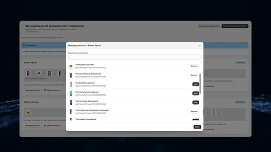 ColliomPro: AI Collection Make screenshot