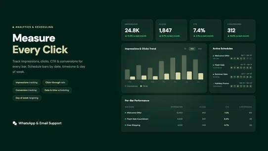 Announcely: Announcement Bar screenshot