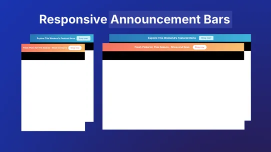 Announcely Announcement Bar screenshot