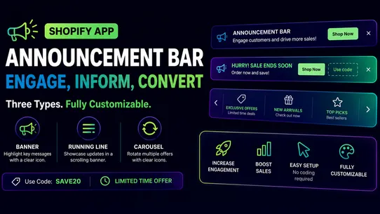 GoodySell: Announcement Bar screenshot