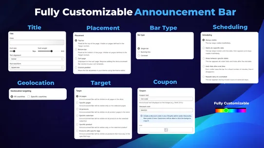 GoodySell: Announcement Bar screenshot