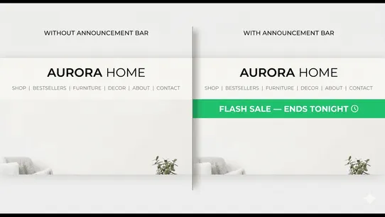 PulseBar Announcement Bars screenshot
