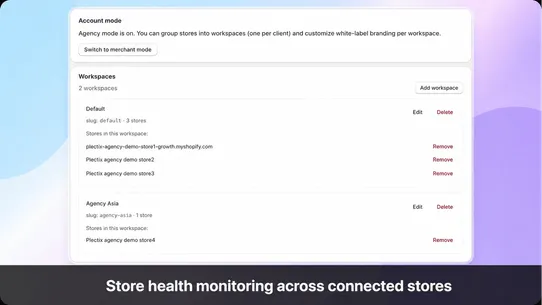Plectix ‑ Multi‑Store Hub screenshot