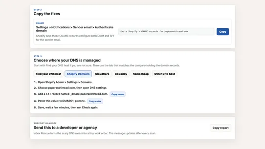 InboxRescue screenshot