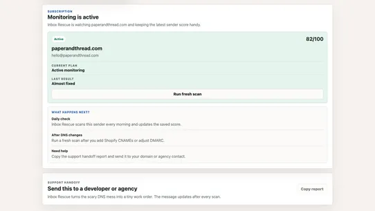 InboxRescue screenshot