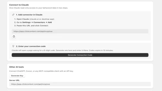 Click Context screenshot