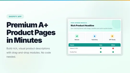 Product A+ Content ‑ OCS screenshot