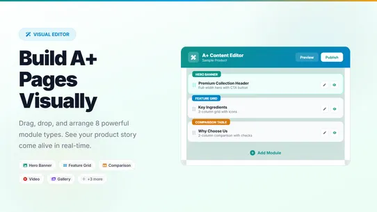 Product A+ Content ‑ OCS screenshot
