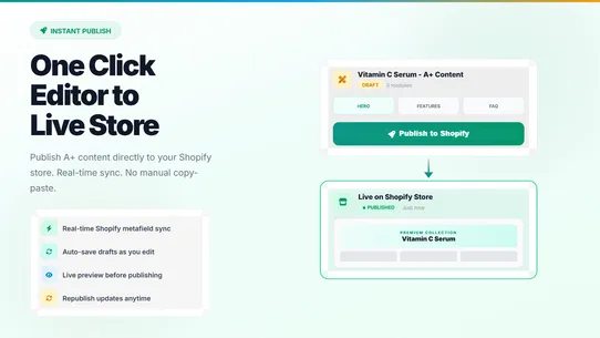 Product A+ Content ‑ OCS screenshot