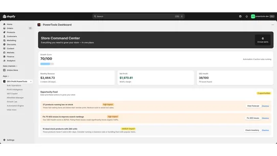 Profit PowerTools screenshot