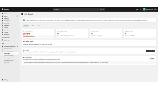 Profit PowerTools screenshot