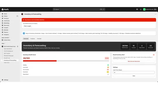 Profit PowerTools screenshot