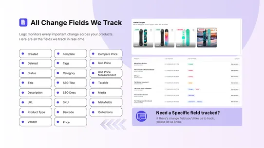 Logx: Product Version &amp; Revert screenshot