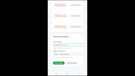 Dead Stock Alerter — Aging screenshot