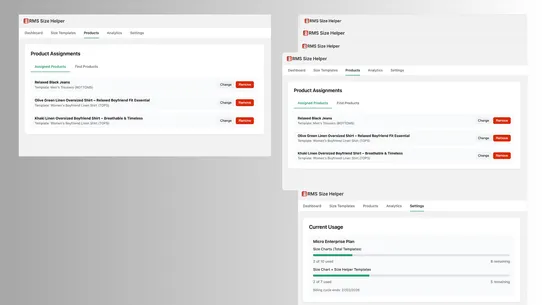 RMS Size Helper screenshot