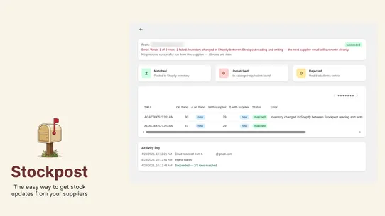Stockpost screenshot