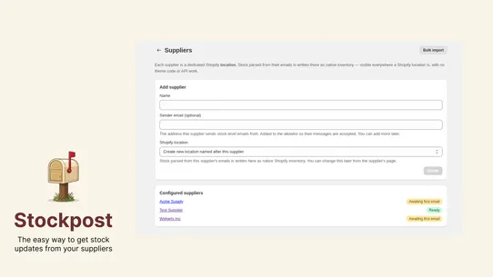 Stockpost screenshot