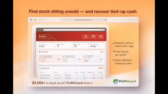 ProfitGuard screenshot