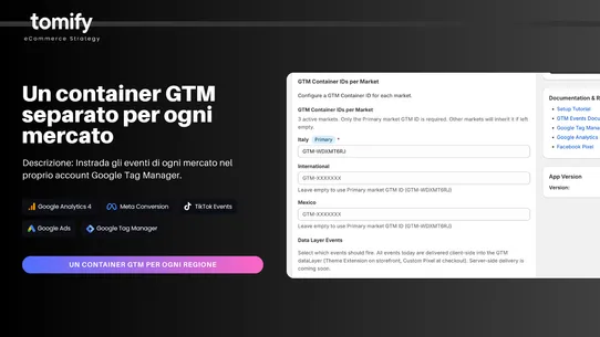 Tomify: GTM Pixel Pro screenshot