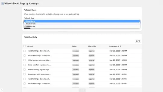 Video SEO Alt Tags &amp; Names screenshot