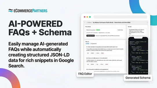 Smart Product FAQ &amp; Schema screenshot
