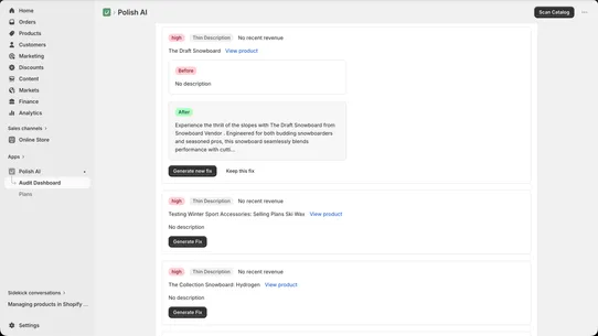 Polishr screenshot