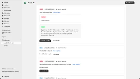 Polishr screenshot