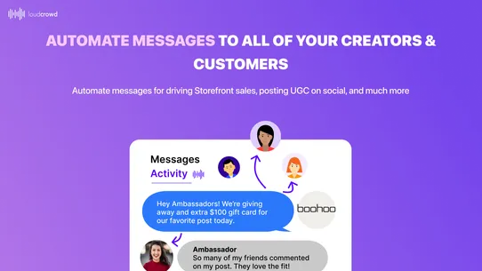 LoudCrowd: Affiliate &amp; UGC screenshot