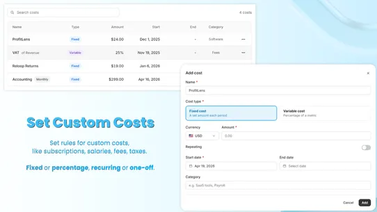 ProfitLens: Profit Analytics screenshot