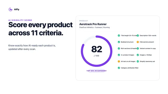 AIFly ‑ AI Catalog Optimizer screenshot