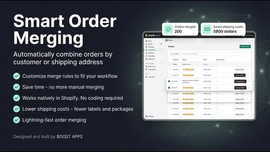 Order Merger by BoostApps screenshot