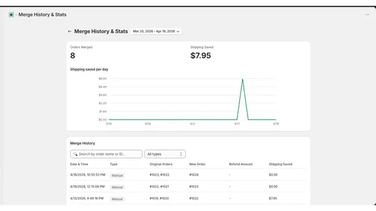 Order Merger by BoostApps screenshot