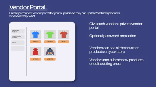 Suppal Vendor Portal screenshot