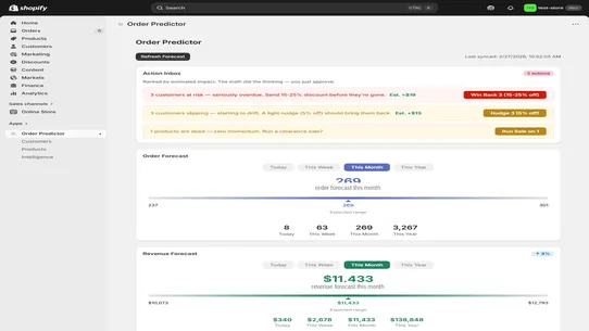 Storecaster screenshot