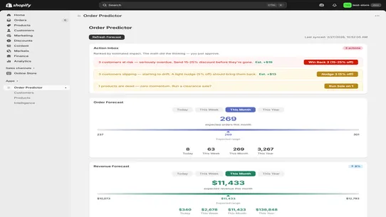 Storecaster screenshot