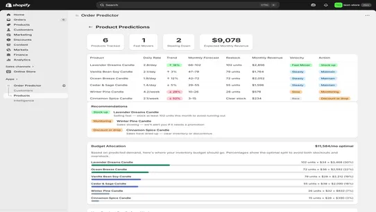 Storecaster screenshot