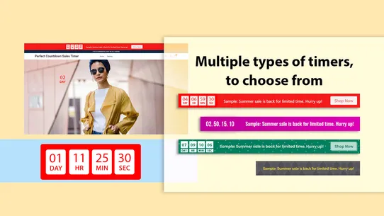 Perfect Countdown Sales Timer screenshot