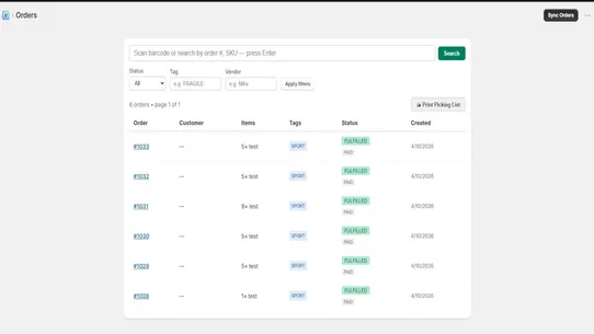 Order Panda screenshot