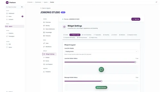 Chatloom: AI Sales Chatbot screenshot