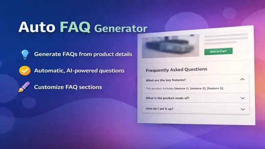 Auto FAQ Generator screenshot