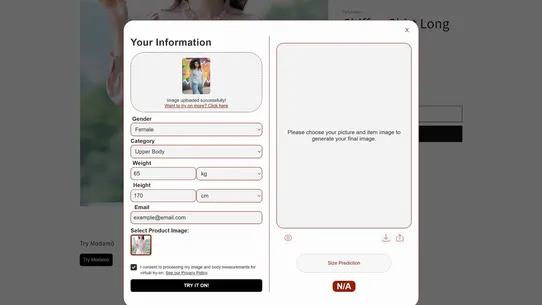 Modamò screenshot