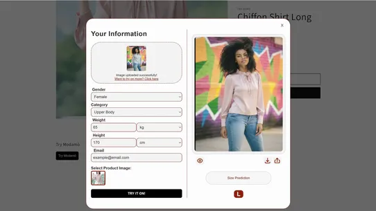 Modamò screenshot