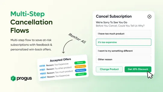 Progus Subscriptions screenshot
