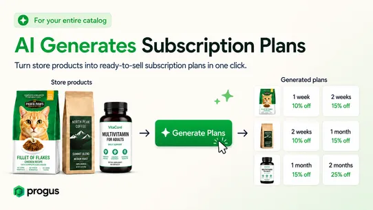 Progus Subscriptions screenshot