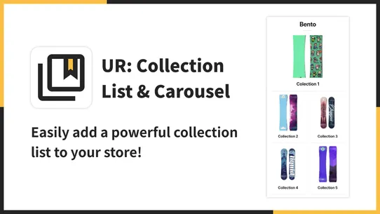 UR: Collection List &amp; Carousel screenshot