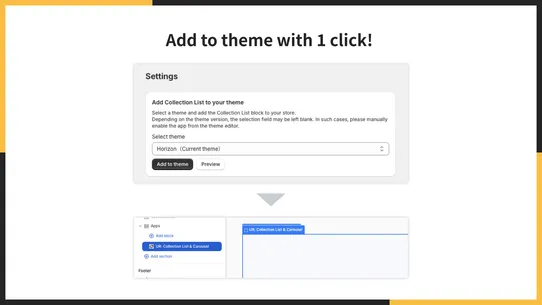 UR: Collection List &amp; Carousel screenshot