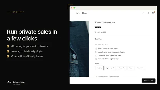 Private Sale : VIP Pricing screenshot