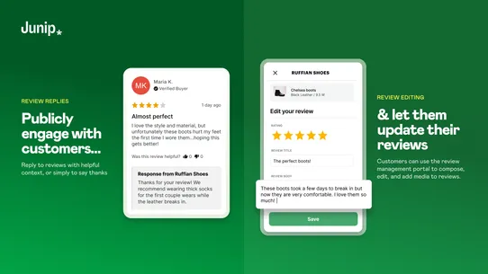 Junip ‑ Product Reviews App screenshot