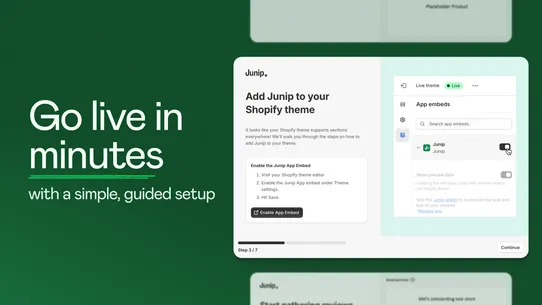 Junip Product Reviews App &amp; AI screenshot
