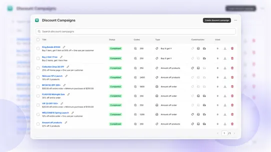 CodeBatch Bulk Discount Codes screenshot